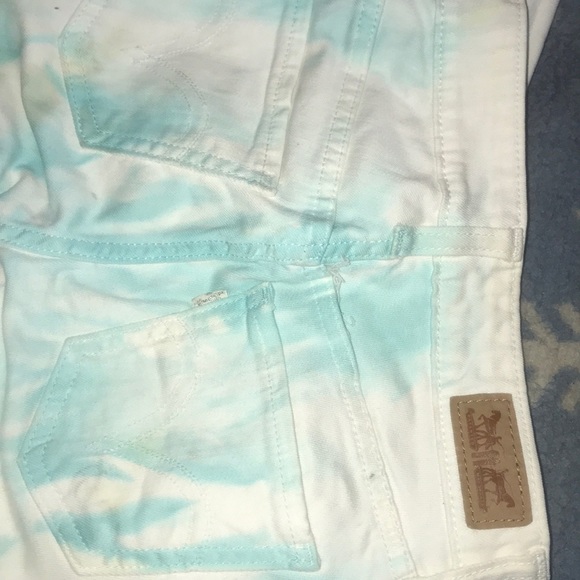 Levi Pants , They are faded with color blue/white - Picture 3 of 3